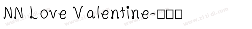 NN Love Valentine字体转换